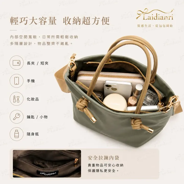 FIRANO 尼龍手提斜背兩用包｜日本品牌包包 圖6